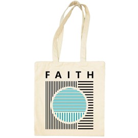 Faith Religion Prayer Off White Shopper Bag, off white