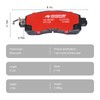 HECHENQICHE Front Ceramic Brake Pads Set for Nissan Altima 2013-2020,