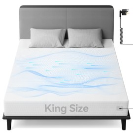 Warmiehomy Grounding Fitted Sheet, King Size Grounding Mat Earthing UK Grounding Sheets, 10% Silver Fiber & 90% Organic Cotton, Grounding Bed Sheet for Improving Sleep,White (King - 152 * 200cm)
