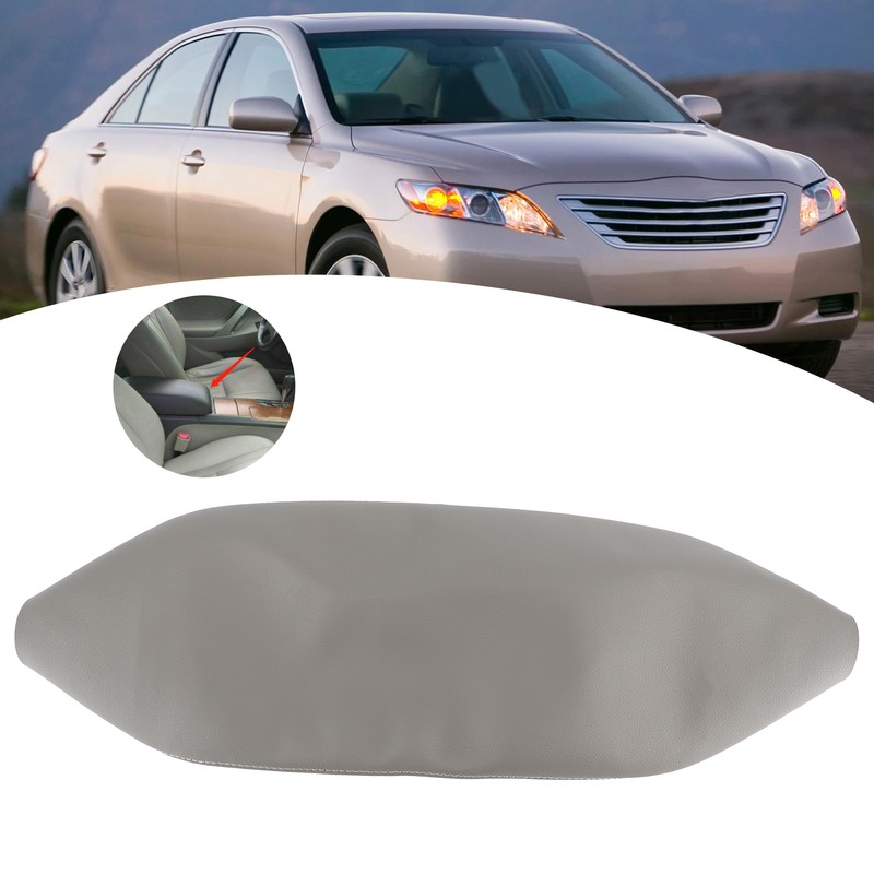 Auto Center Console Lid Cover PU Leather Soft Armrest Protector