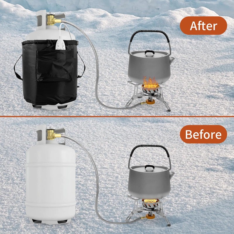 Propane Tank Heater Blanket,Gas LP Cylinder Tank Heater with Temperature