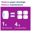 Tork Jumbo Toilet Paper Roll White T22, Universal, 2-ply, 12
