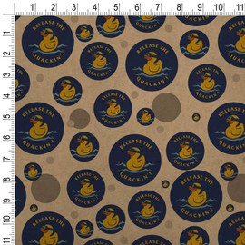 GRAPHICS & MORE Release the Quackin' Kraken Rubber Duck Funny Humor Premium Kraft Gift Wrap Wrapping Paper Roll