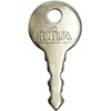 Mila Contora Matching Upvc Window Handle Key Stamped WNC1