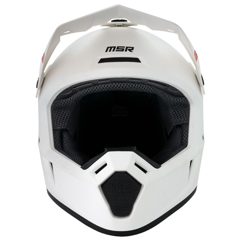 MSR SC Range Dirt Bike Motocross Helmet Large Matte White