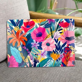 Yebiseven for M4 MacBook Air 15 inch Case 2025 2024 2023 Released A3241 A3114 M3 A2941 M2, Hard Shell Laptop Case with Keyboard Cover & Trackpad Film & 2 OTG Adapters, Victorian Watercolor