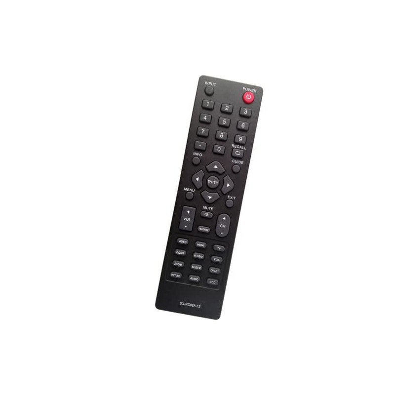 DX-RC02A-12 Remote Control for DYNEX TV Remote Replacement 32" &