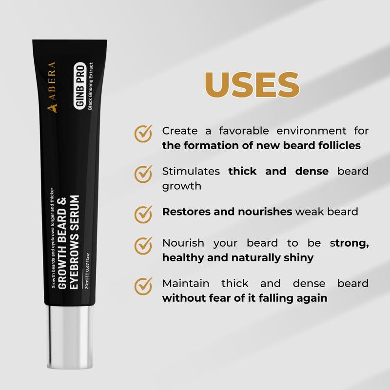 Abera GINB PRO Beard Serum - Beard Growth Serum -