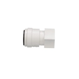 Watts 3510-1412 AquaLock Plastic Series, 3/4" CTS x 3/4" NPS Off-White Lead-Free Polysulfone Female Adapter Connector, O-Ring, Quick Push-to-Connect Design, Tool-Free Installation