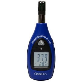 OmniPro Mini Hygrometer H16-100, Compact Digital Humidity and Temperature Measurement Meter