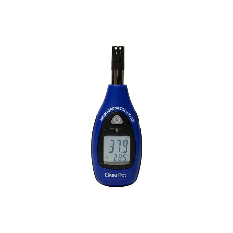 OmniPro Mini Hygrometer H16-100, Compact Digital Humidity and Temperature Measurement