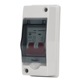 Mini Circuit Breaker, DC 500V PV Solar Disconnect Switch IP65 Water Proof Solar PV System Isolator Photovoltaic DC Disconnect Switch for Solar Panels Grid System (32A)