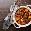 Farberware Professional Stainless Steel Soft Slotted Spoon, 13.58-Inch, Gray