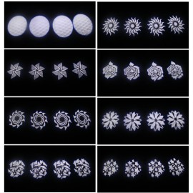 U`King 50w Gobo Black Shell Stage Light Remote Shaking Head LED DMX Dj Disco Light EquipmentModel Number: ZQ02100, Lamp Power(W): 50