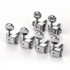 6 In-Line Semi-Closed Guitar Locking Tuners Tuning Pegs Machines Heads