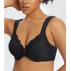 Exclare Front Closure Bra for Women Plus Size Full Coverage