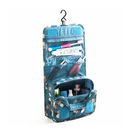 Travel Pouch, Toiletries Bag, Cosmetics Holder, Travel Bag, Bathroom Pouch, Velcro Tape, with Hook, Storage, Hanging Type, Useful Item, Accessories Organizer, Present, Gift