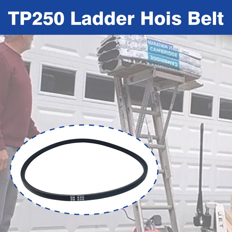 TP250 Ladder Hoist V Drive Belts Replacement for TranzSporter Roofing