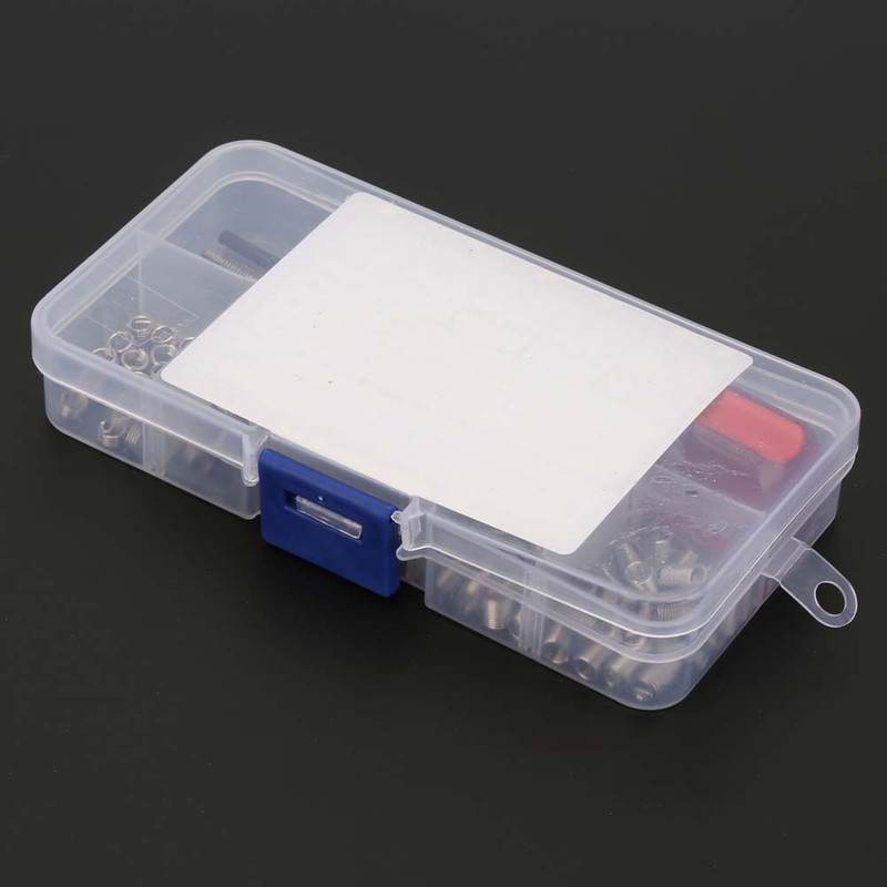 105Pcs Set Stainless Steel Wire Screw Sleeve Thread Repair Insert