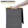 SpaceAid Laundry Hamper with Lid, 110L Large Tall Clothes Basket
