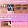 DAODER Self Adhesive Eyelash Clusters Wispy Natural Look No Glue