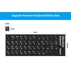 (2PCS) Ukrainian Keyboard Stickers, Ukraine Keyboard Letters Replacement Sticker with