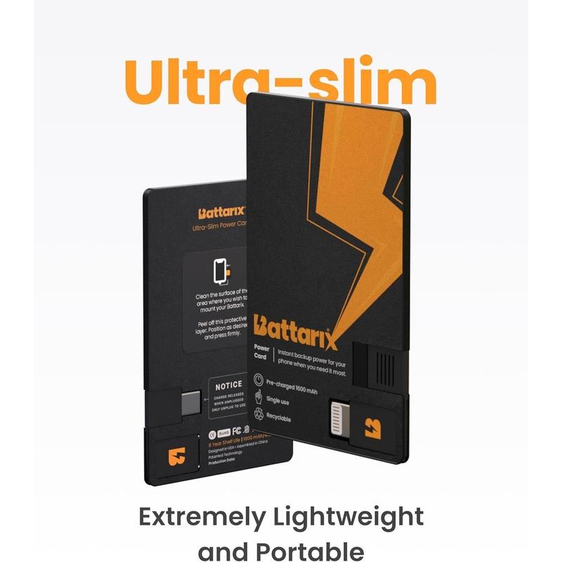Battarix Power Card - Product: 3 Pack