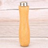 Wooden File Handle, Rasp Handle 5Pcs with Strong Metal Collars