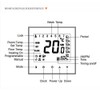 Funien Thermostat 5A 110-230 V Weekly Programmable LCD Display Touch