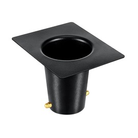 Namvo Rain Chains Aluminium Black Powder Coated Gutter Downspout Adapter For Rain Chain Installation, Standard