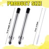 Lasnten 2 Pack Straw Puncher for Plastic Lids Lemonade Cups,