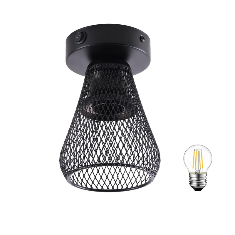 Volcode 12V RV Ceiling Light Fixture with E26 Bulb(Included), RV