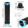 Bike Handlebar Grips, Bicycle Handlebar Grips with 2 Stretchy Aluminium