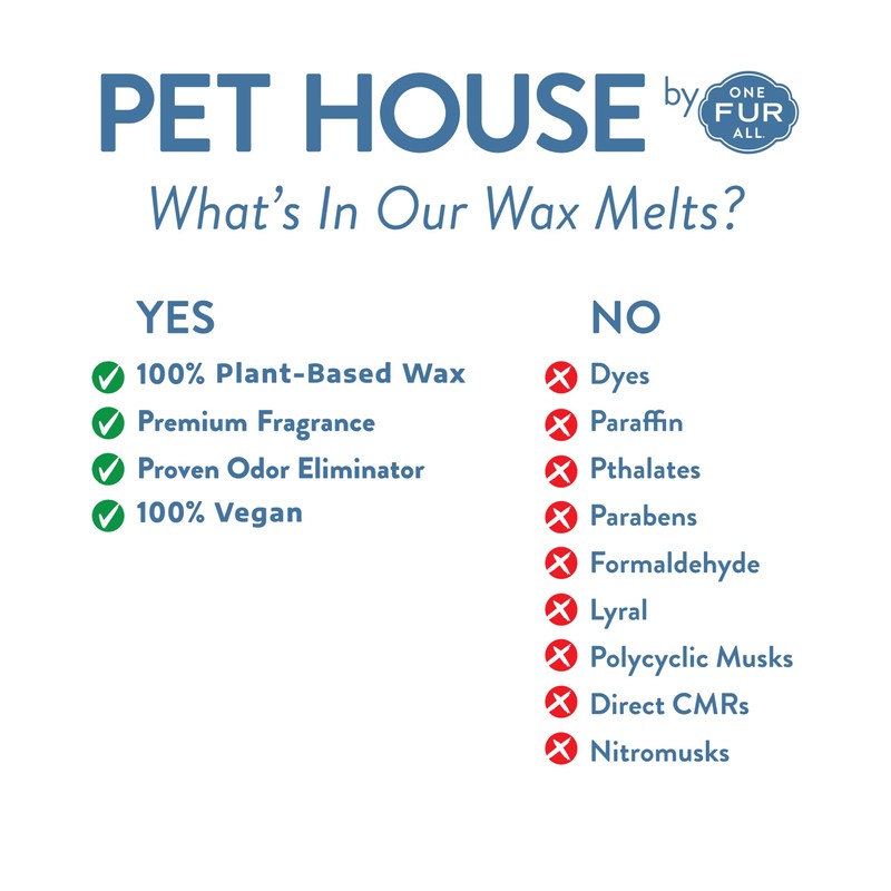 One Fur All Pet House Wax Melts - Lavender Green