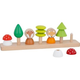 goki 58423 – Colour and Shape Sorting Game Little Forest Friends – Made of Beech Wood – Learning and Sorting Toy – for Toddlers from 2 Years