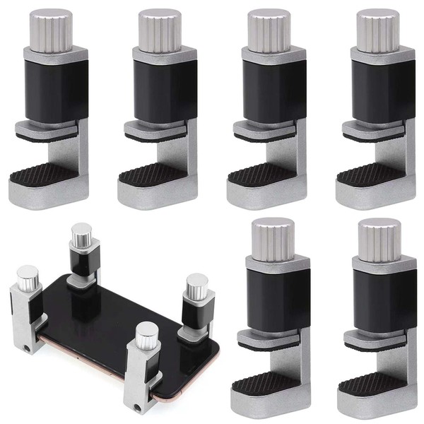 Pack of 6 Adjustable Metal Clamp Attachment: LCD Display Clamp