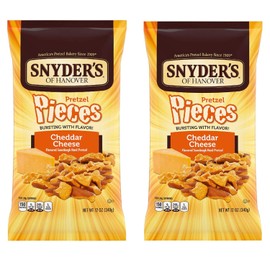 Snyder's of Hanover Cheddar Cheese Pretzel Pieces, 11.25 Ounce (2 Bags)