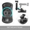 SUREWO 360° Rotating Backpack Mount, Quick Clip Mount with Expandable