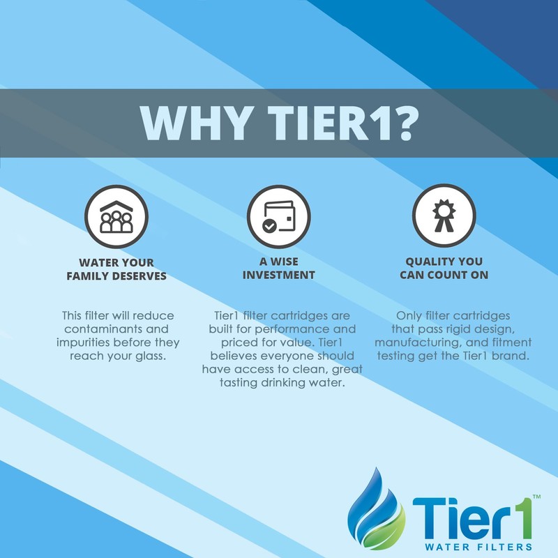 Tier1 30 Micron 10 Inch x 2.5 Inch | 6-Pack
