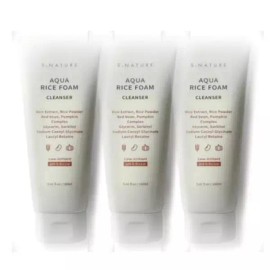 S Nature [셀러허브][영양친구] 에스네이처 아쿠아 라이스 약산성 클렌징폼 160ml 3개 (S39095259) SellerHebrew Nutrition Friend S Nature Aqua Rice Weak Acidic Cleansing Foam 160ml 3 pieces [Three]