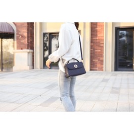 MKF Collection Crossbody Bag for Women, Designer Crossover Lady Handbag Messenger Purse
