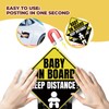 Baby on Board Magnet for Car - 2 Pack 5.5x5.5
