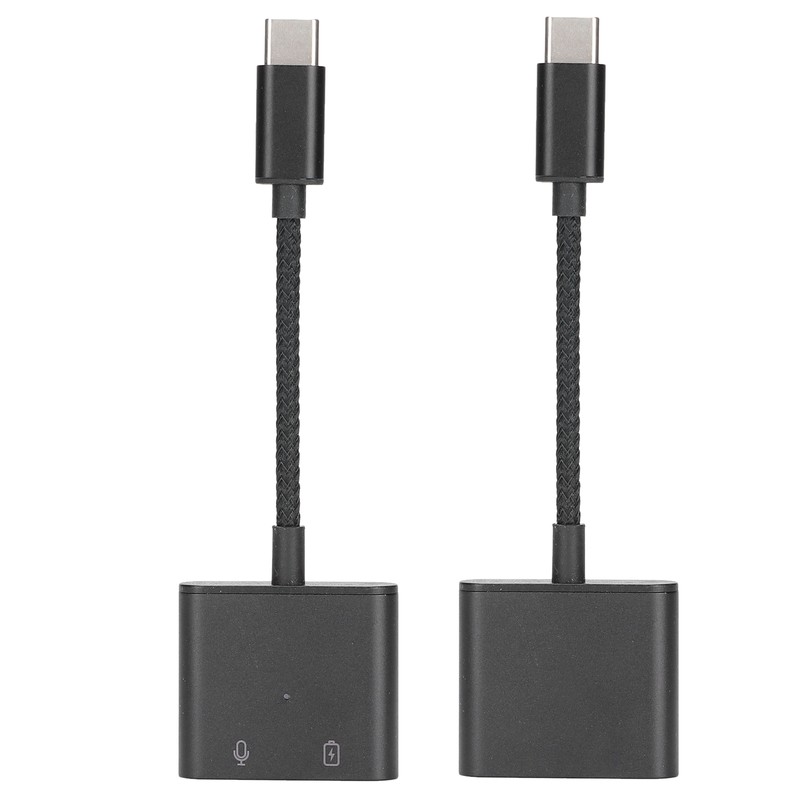 2 in 1 Type C to Type C Audio Adapter
