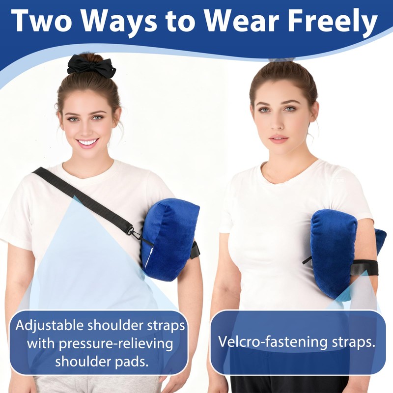 KUAZIDAR Rotator Cuff Pillow, Shoulder Surgery Side Sleeper Pillow, S