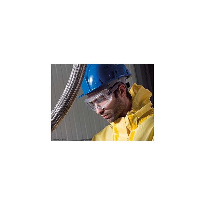 Bollé COVERSI One Size "Coverall" Sealed Safety Goggles - Clear/Black