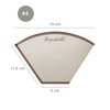 HerzensWahl® Reusable Coffee Filter, Permanent Coffee Filter, Stainless Steel, Zero