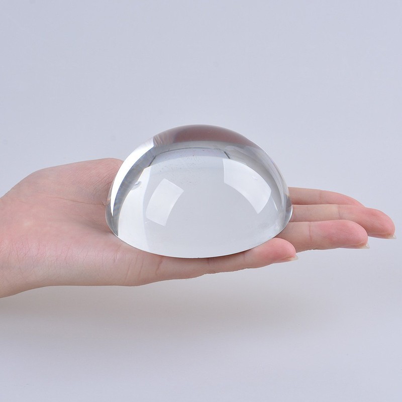 LONGWIN Crystal Dome Magnifier/Paperweight Reading Magnifying Glass-3.1 Inch