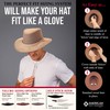 American Hat Makers Breeze Leather and Mesh Sun Hat for