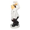 French Chef Figurine 30x14x11cm Resin Funny Chef Sculpture Kitchen Restaurant