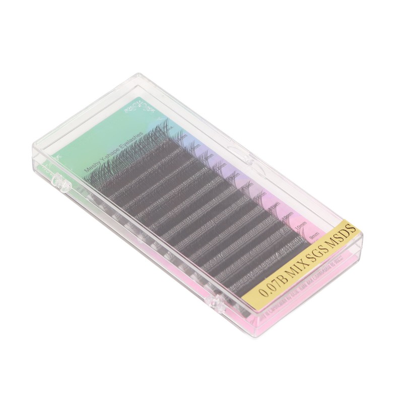 Volume Extension Lashes Soft 0.07B Thickness Double Hair Tip Professional
